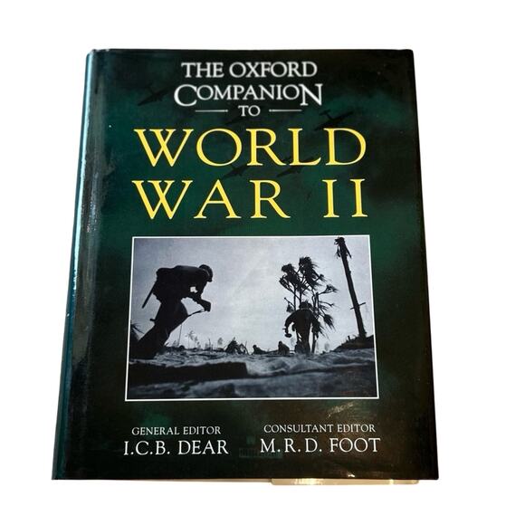 VTG 1995 Oxford Companion to WWII Hard Cover Book History Buff Educational - Picture 1 of 11